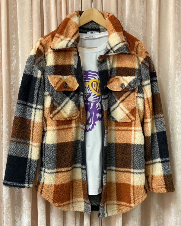 Chaqueta  ovejera de cuadros